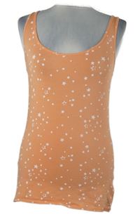 Dámský oranžový hvězdičkovaný top Esprit 