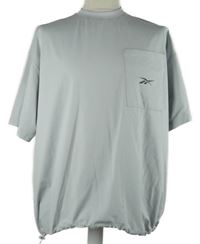 Pánské šedé sportovní funkční tričko Reebok