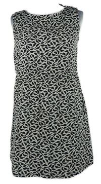 Dámské černo-bílé vzorované šaty Mela Loves London 