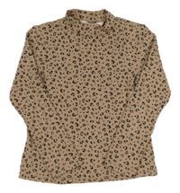 Béžové triko s flíčky H&M
