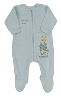 Světlemodrý fleecový overal s králíčkem zn. Tu