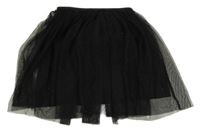 Černá třpytivá tylová sukně H&M