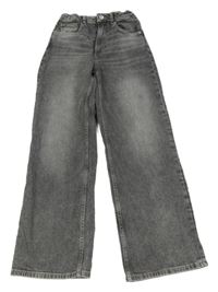 Šedé široké rifle H&M