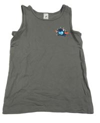 Šedé tílko s příšerkou Palomino