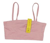 Růžový crop top Shein 