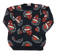 Černý svetr se Spidermanem zn. Marvel