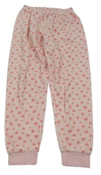 Světlerůžové sametové pyžamové kalhoty zn. C&A