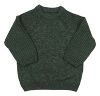 Khaki melírovaný svetr Matalan