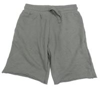 Tmavošedé teplákové kraťasy H&M