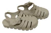 Béžové gumové sandály vel. 27