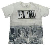 Šedé tričko s městem Urban