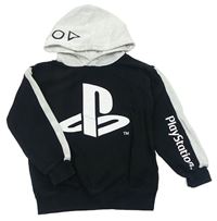 Černo-bílá mikina PlayStation s kapucí H&M