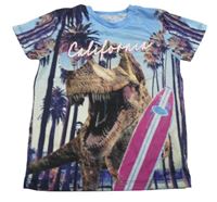 Světlemodré tričko s dinosaurem Primark 
