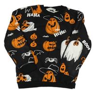 Černá mikina s dýněmi H&M