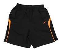 Černo-oranžové plážové kraťasy Dutchy
