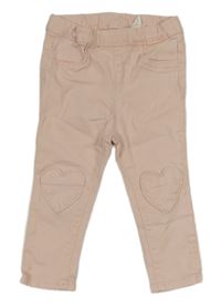 Světlerůžové tregíny se srdíčky H&M