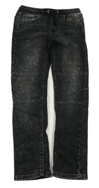 Černé batikované rifle C&A