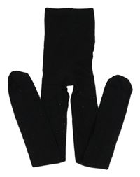 Černé punčocháče s kamínky 