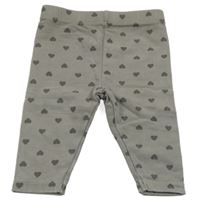 Šedé legíny se srdíčky Dunnes