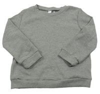 Šedá strukturovaná mikina 