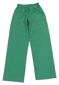 Zelené šusťákové kalhoty 