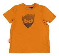 Oranžové tričko s maskou Lupilu 