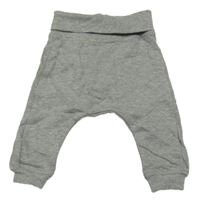 Nové - šedé melírované turecké tepláky s kravičkou PUSBLU