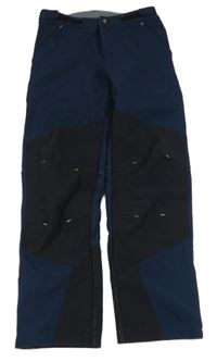 Tmavomodro-černé softshellové thermo kalhoty JAKO-O