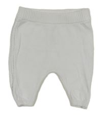 Bílé pletené turecké tepláky se vzorovanými pruhy Next