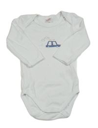 Bílé body s autem by baby