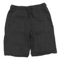 Tmavošedé chino teplákové kraťasy YIGGA