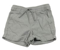 Šedé cargo plátěné kraťasy PRIMARK