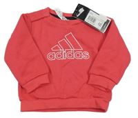 Nové - červená mikina Adidas