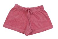 Růžové froté kraťasy Mothercare 