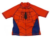 Červeno-tmavomodré UV tričko - Spiderman Marvel