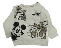 Smetanová mikina s Mickeym a přáteli C&A