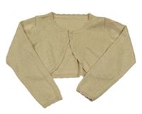 Pískové třpytivé svetrové bolerko George