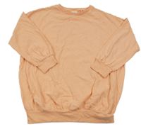 Broskvová lehká mikina Next