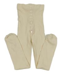 Krémové punčocháče H&M