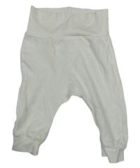 Smetanové lehké tepláky H&M