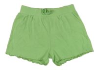 Zelené žebrované kraťasy Primark