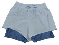 Světlemodré sportovní kraťasy H&M