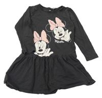 Antracitové šaty s Minnie H&M