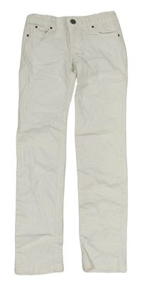 Bílé skinny rifle Zara