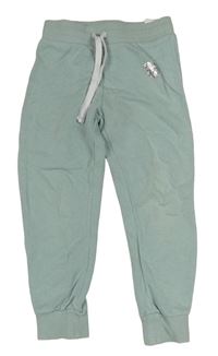 Světlemodré tepláky se srdcem H&M