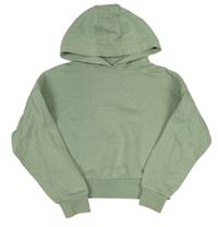 Zelená crop mikina s kapucí F&F