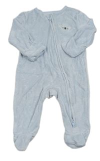 Světlemodrý sametový overal s koalou Primark