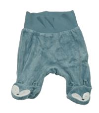 Zelené sametové žebrované polodupky s čumáky C&A