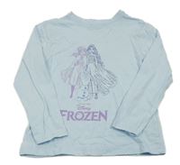 Světlemodré triko s Annou a Elsou zn.dis