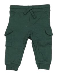 Tmavozelené cargo tepláky F&F